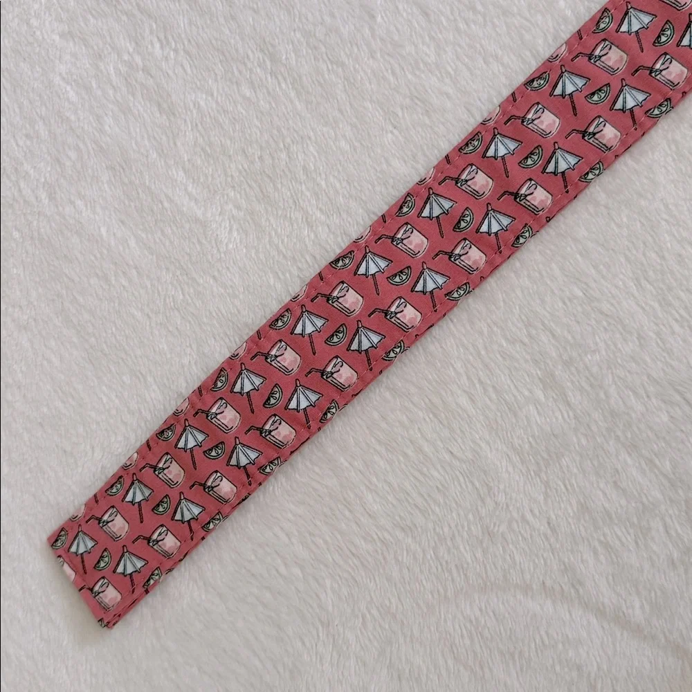 Vineyard Vines | Cocktail Drink Umbrella Classic D-Ring Cotton Ribbon Belt (S) - Picture 13 of 14